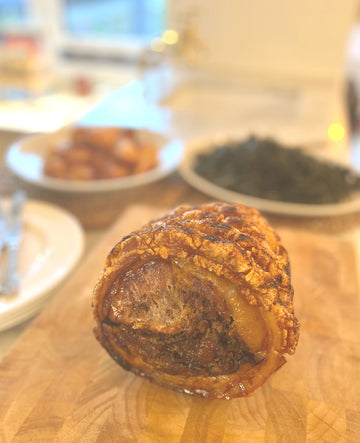 A step-by-step guide on how to cook the perfect Porchetta Sunday lunch roast dinner.