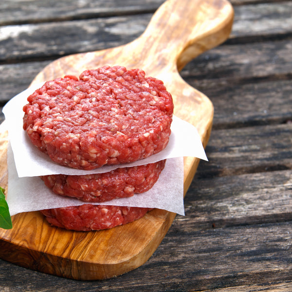 Just Beef Un-aged grass fed Paleo beef burgers, (100% grass fed beef, beef heart, & beef kidney, grain free, additive free, quick frozen)