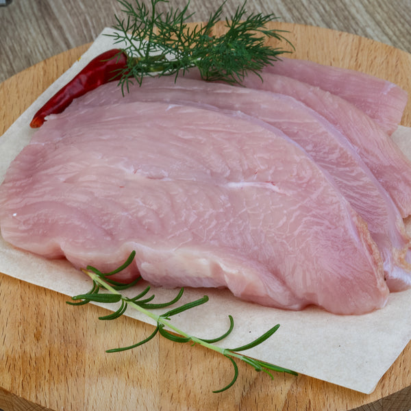 Free range turkey breast steak (frozen)